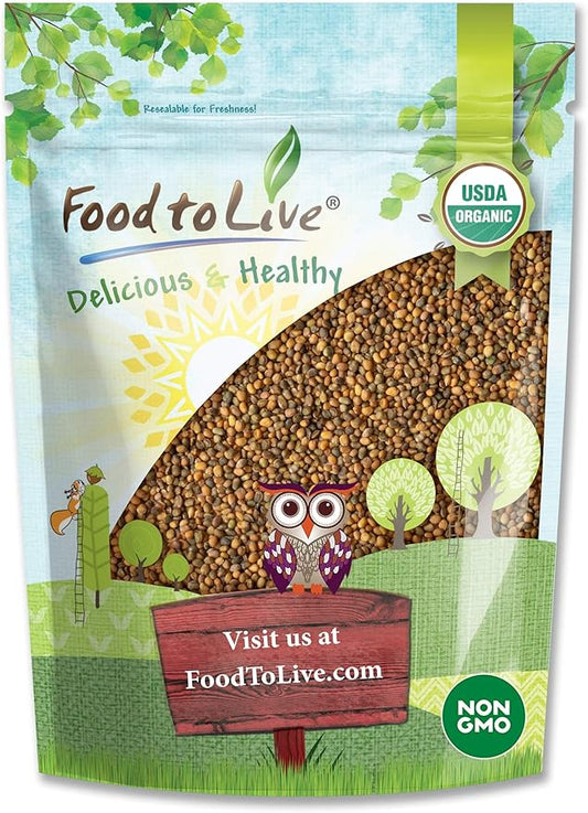 Food to Live Organic Arugula Sprouting Seeds, 4 Pounds - Non-GMO, Kosher, Great for Sprouting & Planting, High Germination Rate, Vegan Superfood, Bulk, Microgreens & Plants for Salads, San