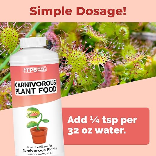 Carnivorous Plant Fertilizer, Complete Liquid Plant Food for All Carnivorous Plants, 32 oz (1 Quart)