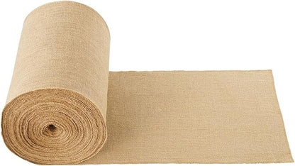 VEVOR Burlap Fabric Roll, 14” x 150 ft High Density Natural Jute Fiber Material for Outdoor Plant Care, Tree Wrap Roll, Decor, DIY Crafts, Wedding, Garden Weed Barrier, Plants & Trees Winter Covering