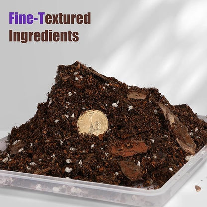 Organic African Violet Potting Mix, Indoor Plants Potting Mix for All Potted Saintpaulia, Grow Healthy houseplants Indoors
