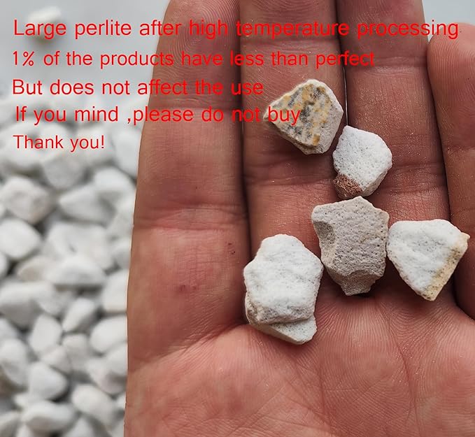 20QT Organic Perlite Horticultural Soil Amendment for Plants and Enhanced Drainage Enhanced