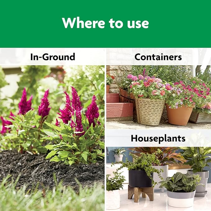 Miracle-Gro Shake 'N Feed All Purpose Plant Food - Outdoor and Indoor Plant Food for In-Ground and Containers, Feeds for up to 3 Months, 4.5 lbs.
