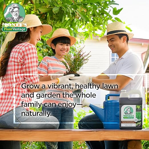 Monty’s Premium Liquid Soil Conditioner with Humic Acid, Organic Amendment for All Soil Types, Increases Moisture Retention & Nutrient Uptake, Enhances Health & Microbial Activity - 1Gal