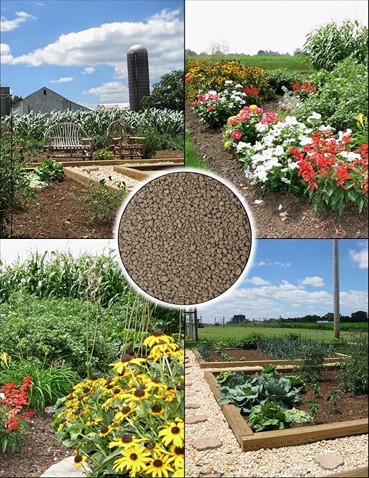 Soft Rock Phosphate (0-3-0) 20 Pounds Organic Fertilizer with Calcium & Minerals, Long-Lasting Soil Benefits for Vibrant Plants - Lancaster Agriculture Products