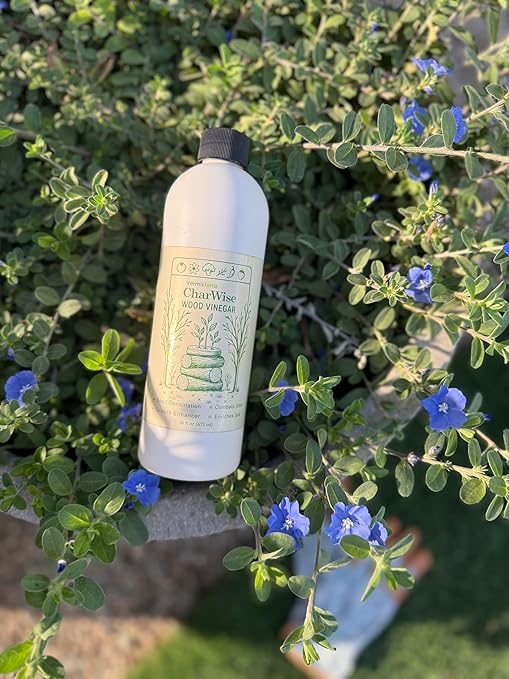 VermisTerra CharWise - 16 oz Wood Vinegar Biostimulant - Seed Germination, Enriches Soil, Growth Enhancer, Combats Odor, Animal Care - pyroligneous Acid, Natural byproduct of biochar