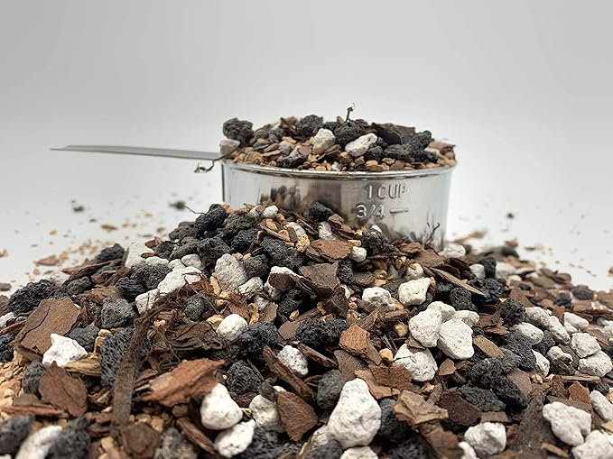 Bonsai Soil All Purpose Mix | Fast Draining Pre Blend (2 Quart Bag) Plant | Pumice, Lava, Calcined Clay and Pine Bark ● Potting Pre Mixed Bonsai Plant Soil Mixture By The Bonsai Supply