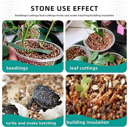 Organic Vermiculite Bulk, 100% Natural Vermiculite for Gardening, Horticultural Vermiculite Soil Conditioner, 2QT Organic Vermiculite by Perfect Plants