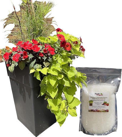 Super Absorbent Polymers Moisture and Fertilizers Keeper for Plants (1 Lb.)