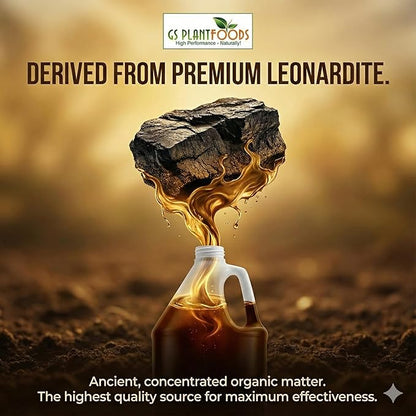 GS Plant Foods Humic Acid Soil Amendment – Leonardite-Derived Liquid Concentrate for Improved Soil Structure & Nutrient Availability – OMRI Listed for Organic Use – 275 Gallons