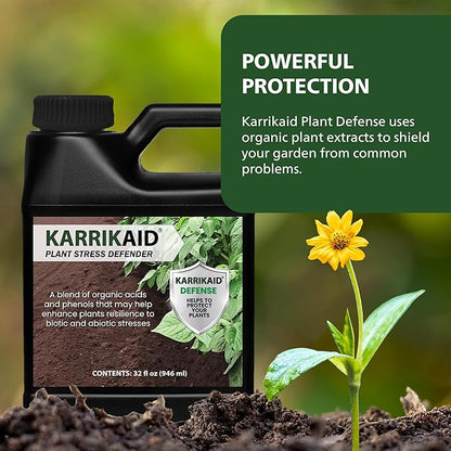 Plant Stress Defender Liquid Advanced Formula for Thriving Plants Shields Against Environmental Stress and Plant Fertilizer Boosts Growth Ideal for Indoor and Outdoor Gardens - 32 fl oz