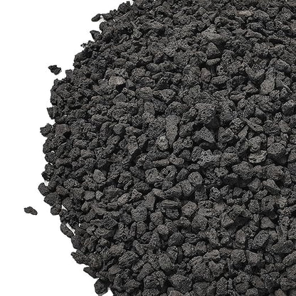 2.5lbs Small Lava Rocks for Plants Drainage, 1/5 Inch Black Gravel Mulch for House Plants, Succulent Rocks Pebbles for Planters,Cactus, Bonsai Tree, Pure Volcanic Rocks, Top-Dressing