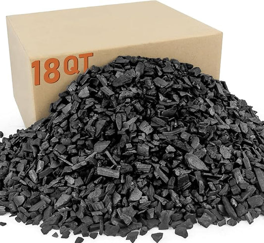 18 Quarts Horticultural Charcoal for Plants-Plant Charcoal Soil Amendment for Potting Indoor Plants, Succulent, Paphiopedilum, Bonsai, Terrarium,and Gardening