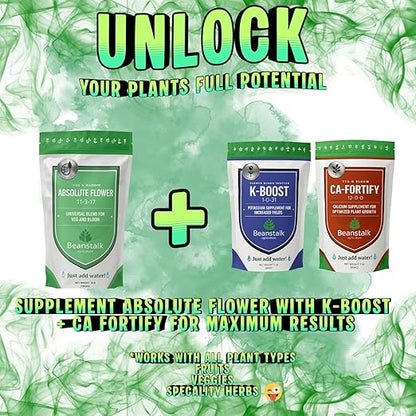 K-Boost Potassium Fertilizer– Promotes Flower Growth, Density, Aroma, & Potency – Ideal for Garden – Easy to Use Plant Fertilizer Outdoor – Long-Lasting 100-Day Release – 1 Pound