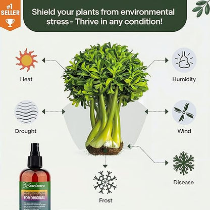 𝐒𝐔𝐏𝐄𝐑𝐈𝐎𝐑 Liquid Silica Boost Fertilizer and Supplement Spray for Carrots Plants – Pre-Mixed, Ready-to-Use Liquid Silicon Plant Superfood Mist for Indoor & Outdoor Plants – 8oz