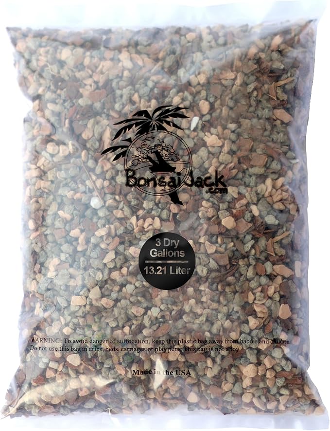Bonsai Jack Succulent, Cactus and Bonsai Soil - Jacks Gritty Mix - 3 Gallons – Fast Draining – Fight Root Rot – Optimized pH