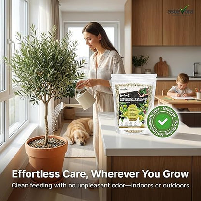 Olive Tree Fertilizer – Fruit Tree Fertilizer for Olive Tree, Citrus, Lemon, Lime, Fig, Avocado, Mango, Apple & Pomegranate – for Potted & Outdoor Trees (20 quarts - 40 lbs.)
