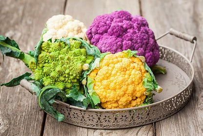 300+ Seeds Cauliflower Mix Cabbage - Vegetable Multicolor