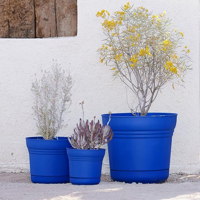 Bloem Planter Saturn CL BL 14"