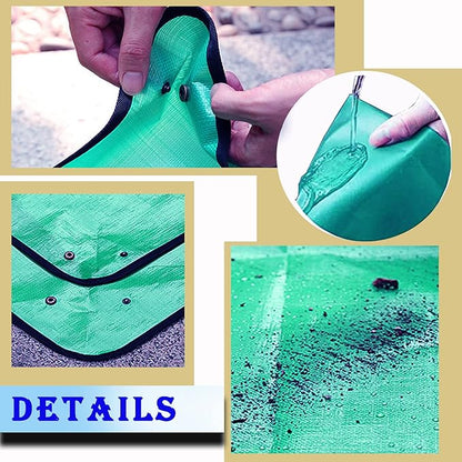 39.4" x 39.4" Large Plant Repotting Mat for Indoor Plants, Portable and Foldable Gardening mat, Waterproof Transplanting Potting Mat in Garde