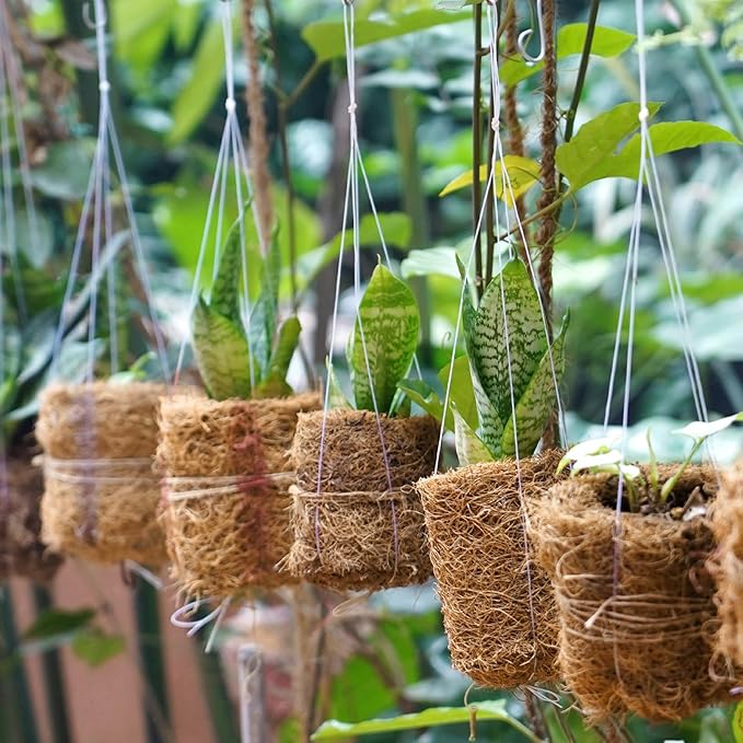Ysglory 2 Rolls Coconut Liners for Planters 16x118 Natural Coco Fiber Coir Liner Roll Coconut Fiber Pad for Hanging Baskets Planters DIY Moss Pole Pet Reptile Carpet or Mat