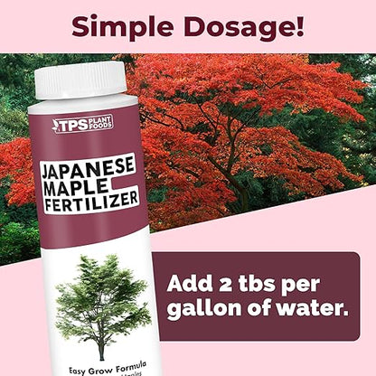 Japanese Maple Fertilizer, Complete Liquid Plant Food for All Japanese Maple Tree Varietals, 8 oz (250mL)