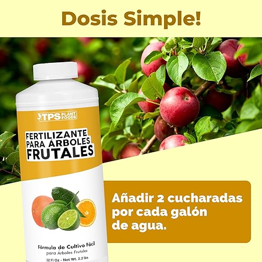 Fertilizante para Árboles Frutales, Complete Liquid Fruit Tree Plant Food, 32 oz (1 Quart)