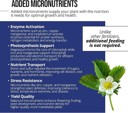 Jack's Elementals Mix of Soluble Traces MOST Water-Soluble Fertilizer with Micronutrients to Correct Chlorosis in Plants Grown in Continuous Liquid Feed Programs, 1lb