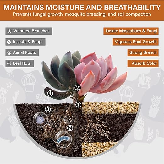 NUPICK 1-2mm Coarse Sand for Plants, 20lb Horticultural Grit for Succulents, Desert Silica Sand for Cactus, Decorative Gravel for Landscaping, Gold Grit for Aquariums, Bonsai, Vases Fillers