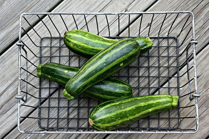 Seeds Vegetable Zucchini Tiger Striped Green - 30 Seeds