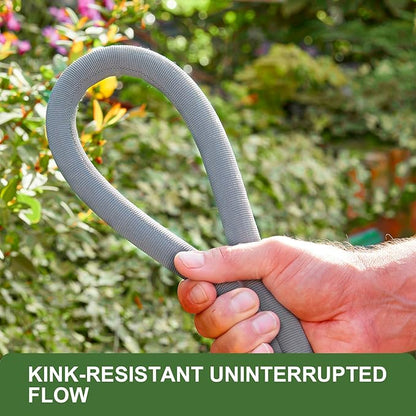 2025 Upgraded 50FT Non-Expanding Garden Hose, Ultra-Light & Flexible Water Hose - Burst-Resistant, Kink-Free, High-Pressure, All-Weather Use for Lawns, Gardens, and Outdoor Cleaning