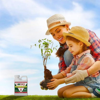 Hormex Rooting Hormone Concentrate with B1 – Root Growth Stimulator for Stronger, Thriving Plants - Prevents Transplant Shock - Hydroponics, Houseplants, Gardens, Trees, Fruits and Vegetables - 8oz