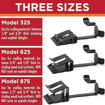 Roof Clips, Safe for Heat Tape, Electric Cable & Roof Heat Cable Installation, Prevents Roof Damage, Easy Nail-Free Outdoor Cable Clips, Your Ultimate Cable Clip (.325-25 Pack)