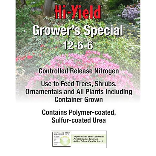 Hi-Yield (34191) Grower's Special Fertilizer 12-6-6 (10 lbs.)