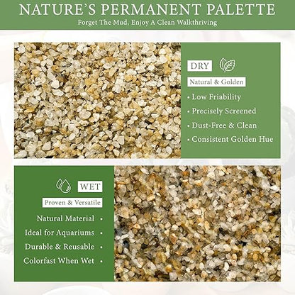 8LB Horticultural Sand for Succulents and Cactus Soil, 1-2mm Natural Coarse Sand for Plants, Multi-Purpose Silica Horticultural Grit for Aquarium, Vase Filler, Fire Pit & Garden Decor
