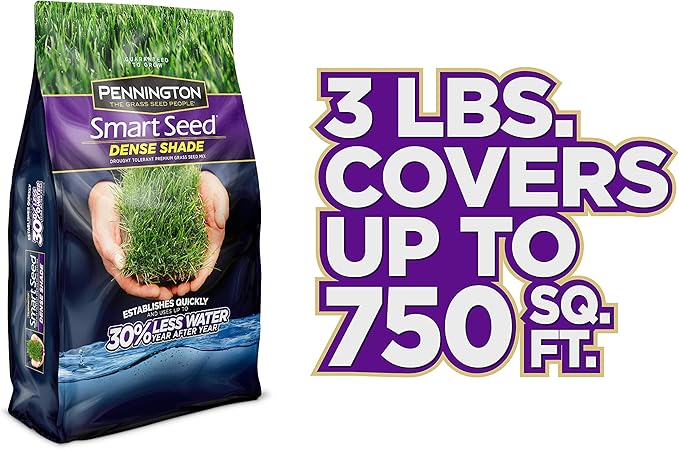 Pennington Smart Seed Dense Shade Grass Seed, 3 lb (100086851)