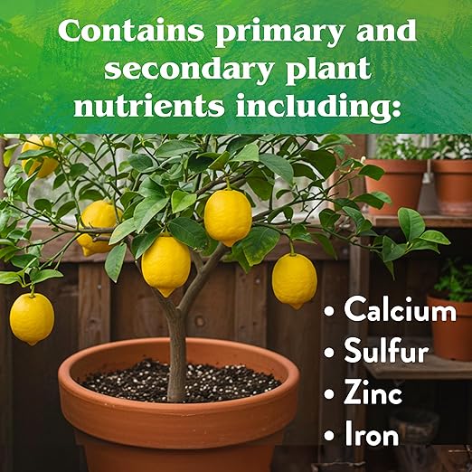 Down To Earth All Natural Fertilizers Organic Citrus Mix - Plant Food for Lemons, Limes, Oranges and Avocados 6-3-3, 5 lb