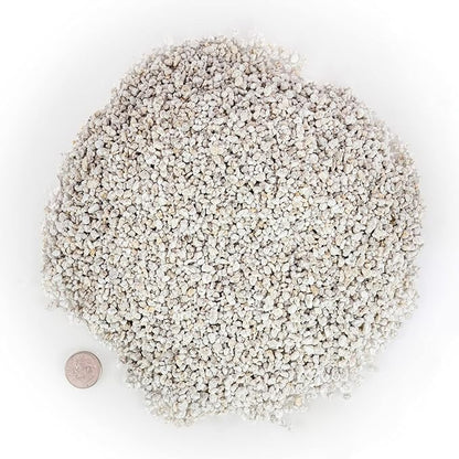 Gardenera Organic Perlite — Medium/Fine Grade (5qt) Horticultural Soil Amendment for Indoor & Outdoor Container Plants for Drainage Management and Enhanced Growth
