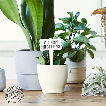 Humorous House Plant Stake - House Plant Markers, Funny Plant Signs for Succulent Flowers Greenery Plants Tags Steel Plant Labels Outdoor Indoor Garden Stakes for Potted Plant - 16 options (Single)