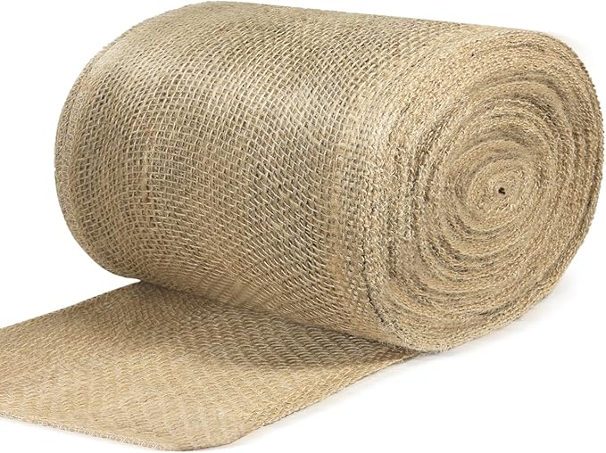 12" x 100ft Burlap Tree Wrap Roll for Gardening, Natural Tree Trunk Wrap Fabric Tree Protector Garden Burlap Roll Burlap Wrap Plants Bandage for Keeping Warm Moisturizing (12" x 100ft)