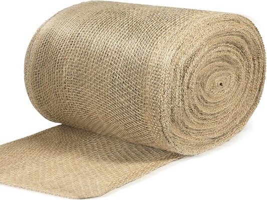 12" x 100ft Burlap Tree Wrap Roll for Gardening, Natural Tree Trunk Wrap Fabric Tree Protector Garden Burlap Roll Burlap Wrap Plants Bandage for Keeping Warm Moisturizing (12" x 100ft)