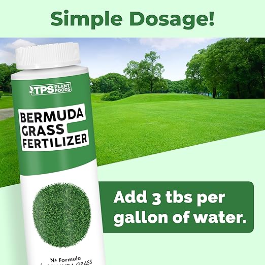 Bermuda Grass Fertilizer for Bermuda Grass, Great for Tifway, Celebration, and Princess Varieties, Liquid Fertilizer by TPS Plant Foods, 8 oz (250mL)