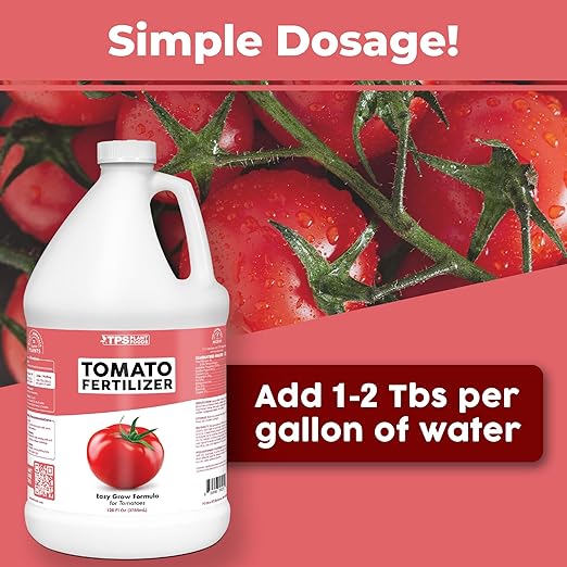 Tomato Fertilizer – Liquid Tomato Plant Food for Healthy Growth & Fruit Production, 1 Gallon