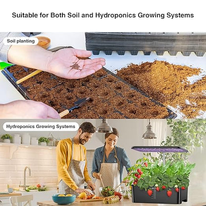 Hydroponic Nutrient Plant Food Supplies - MUFGA Suitable for Both Hydroponics Growing System and Soil Planting, Compatible with All Indoor Herb Garden Plants Accessories
