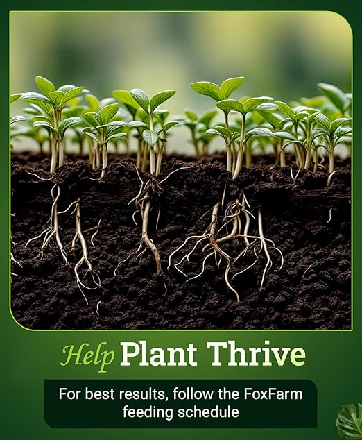 FoxFarm Bush Doctor Kangaroots Root Drench Inoculant – Enhances Root Efficiency, Immediate Nutrient Uptake, Custom Soil Microbes - Ideal for Hydroponic & Soil Applications - 1 Gallon