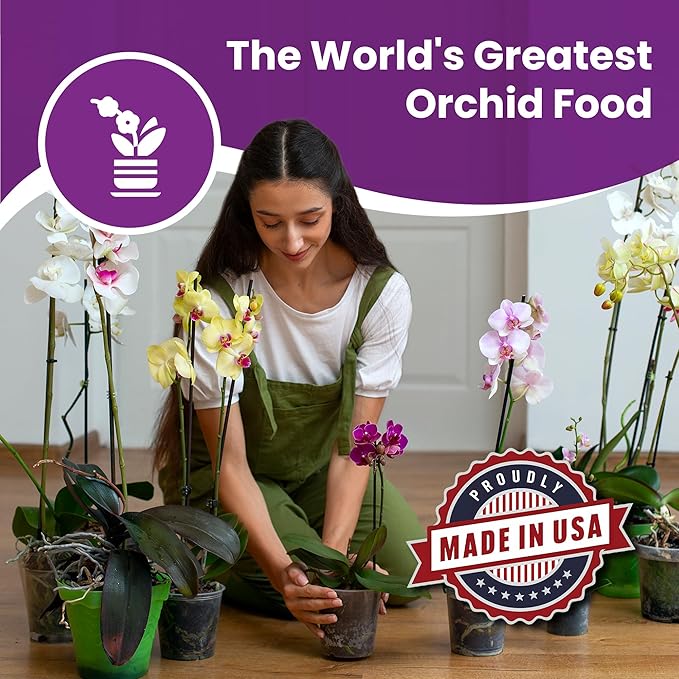 Orchid Love- The World's Greatest Orchid Food!(Net 32 fl oz. concentrate: yields 16 to 32 gallons)