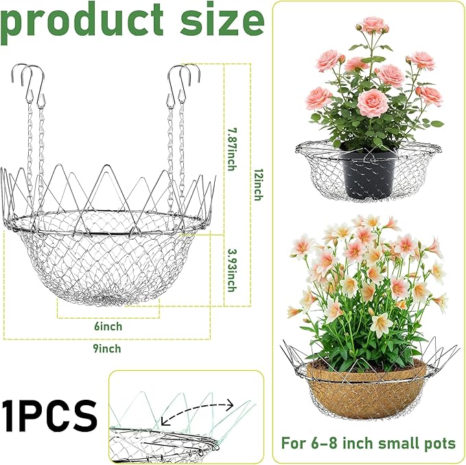Adjustable Planter Insert for Pots Any Height,Plant Risers for Inside Pots,Fits The TOP Opening of The Flower Pot Opening 12-18" Wide,Wedding & Party Decor