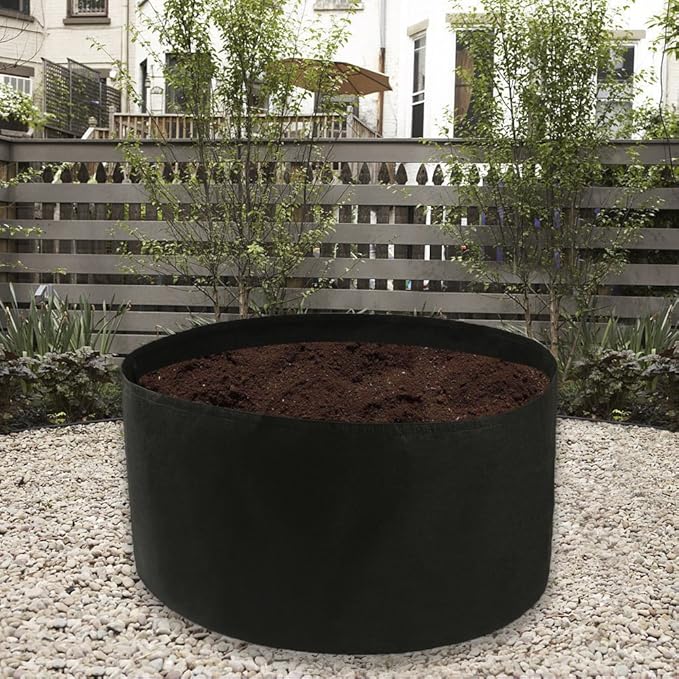 2pcs 100 Gallon Yard Grow Bags,Large Garden Bag,Thickened Nonwoven Plant Fabric Pots,Grow Pots Big Pots Plant for Nursery Garden,Planting