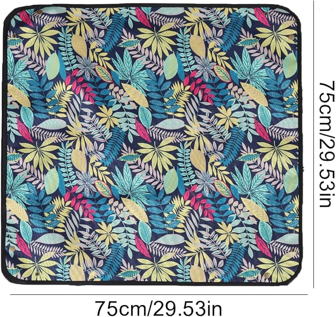 Plant Repotting Mat for Plants, Gardening Hand Tools for Gardeners, Oxford Printed Cloth, 29.5x29.5in(75x75cm)