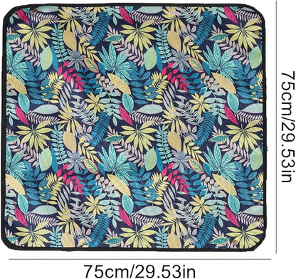 Plant Repotting Mat for Plants, Gardening Hand Tools for Gardeners, Oxford Printed Cloth, 29.5x29.5in(75x75cm)