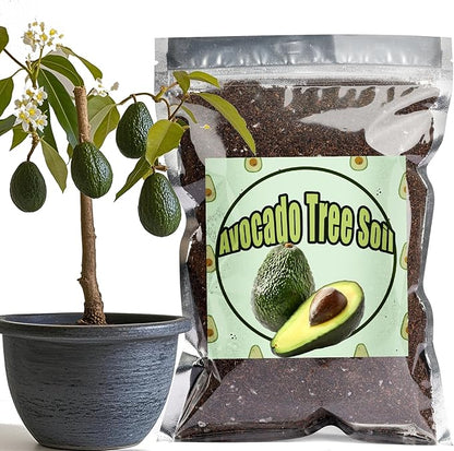 Organic Avocado Tree Potting Soil Mix 4qt, Enhance Growth and Transplant Success for Avocado Plants